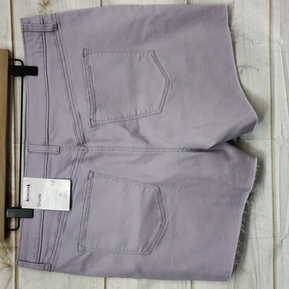 SONOMA Lavender High Rise Shorts, Size 16 - Picture 6 of 13